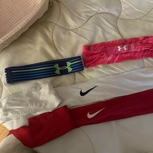 Headbands, 2 Nike 2 under armour